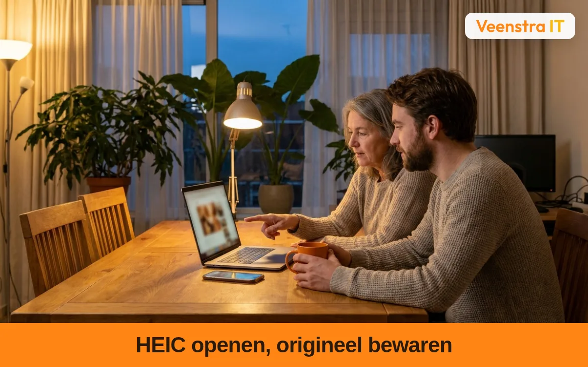 HEIC-foto openen zonder het origineel kwijt te raken